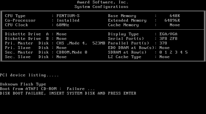 05353 At586 Fails To Boot From Hard Drive Chd Mame Testers